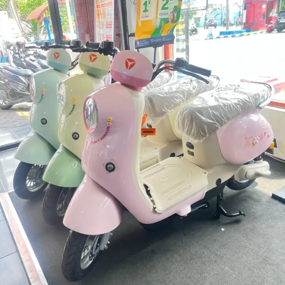 Flash Sale sepeda listrik Yadea Mia ready semua warna bisa cicilan