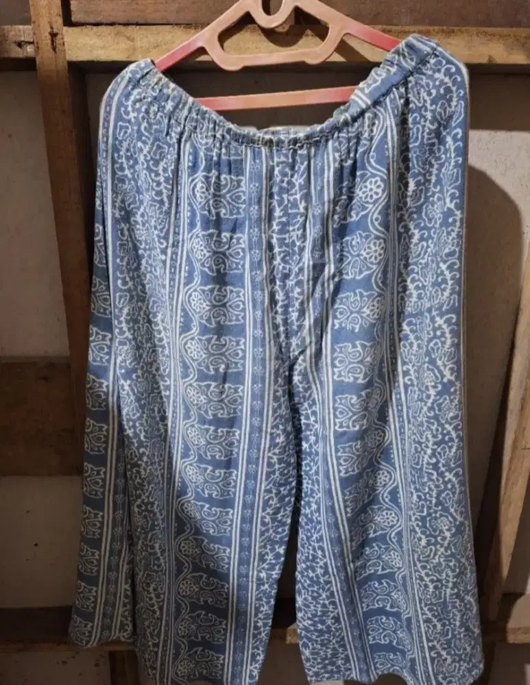 Kulot motif baby blue