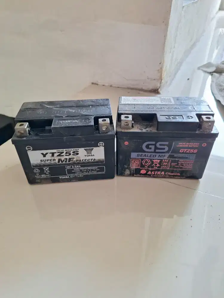 Aki bekas kondisi mati/rusak