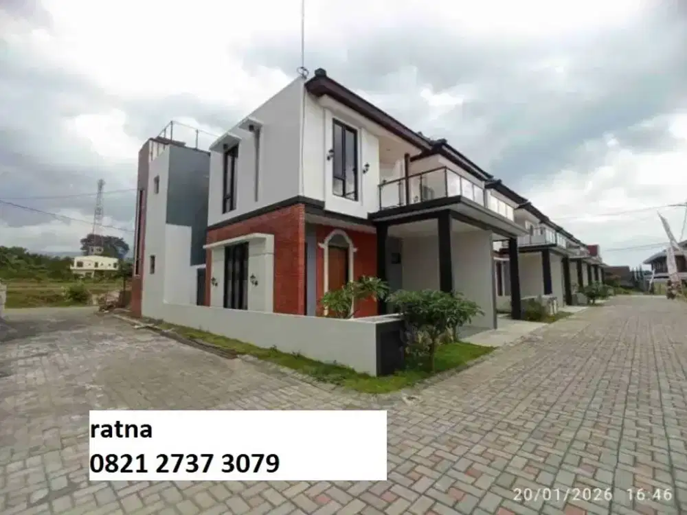 Di Jual Premium Villa | Free Furniture bebas biaya legalitas dekat alun alun kota batu