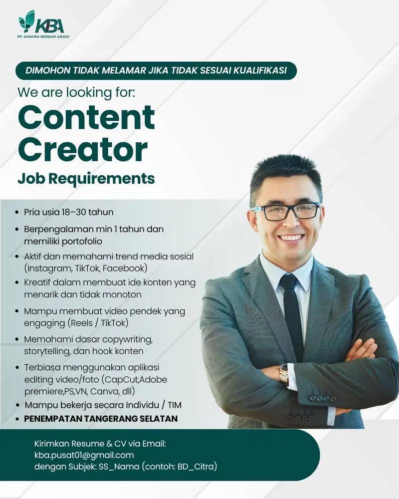 CONTENT CREATOR COWO PT KHAYRA BERKAH ABADI