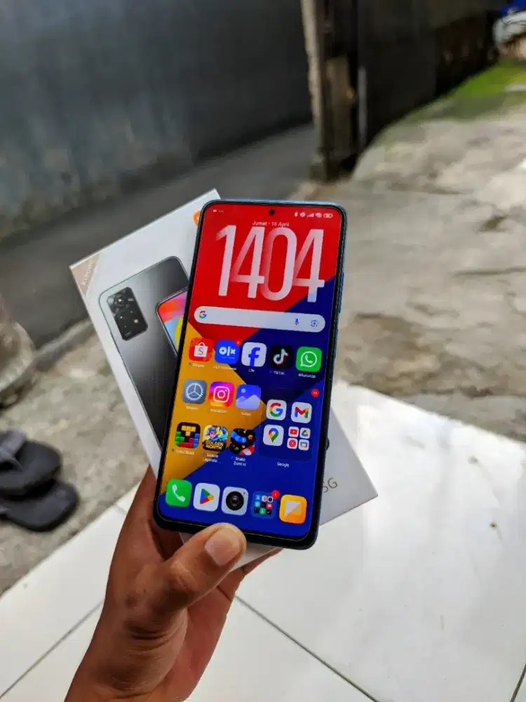 Xiaomi note 11 pro 5G fulset Ram 8+8/128gb siap pakai