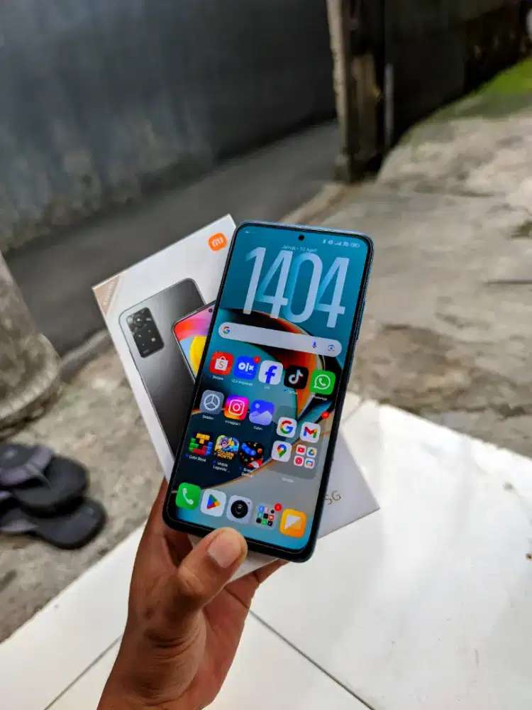 Xiaomi note 11 pro 5G fulset Ram 8+8/128gb siap pakai
