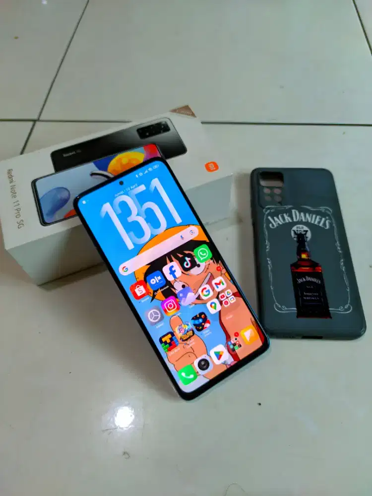 Xiaomi note 11 pro 5G fulset Ram 8+8/128gb siap pakai