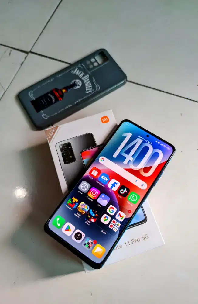 Xiaomi note 11 pro 5G fulset Ram 8+8/128gb siap pakai