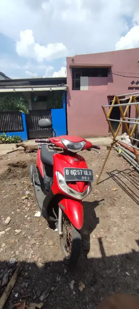 Yamaha Mio smile 2009 merah lengkap