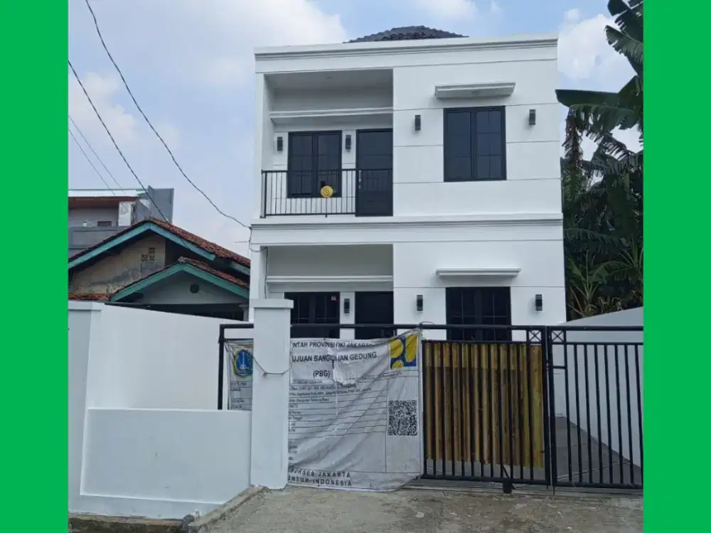 Rumah Murah SIap Huni Jagakarsa,Akses Jalan 2 Mobil
