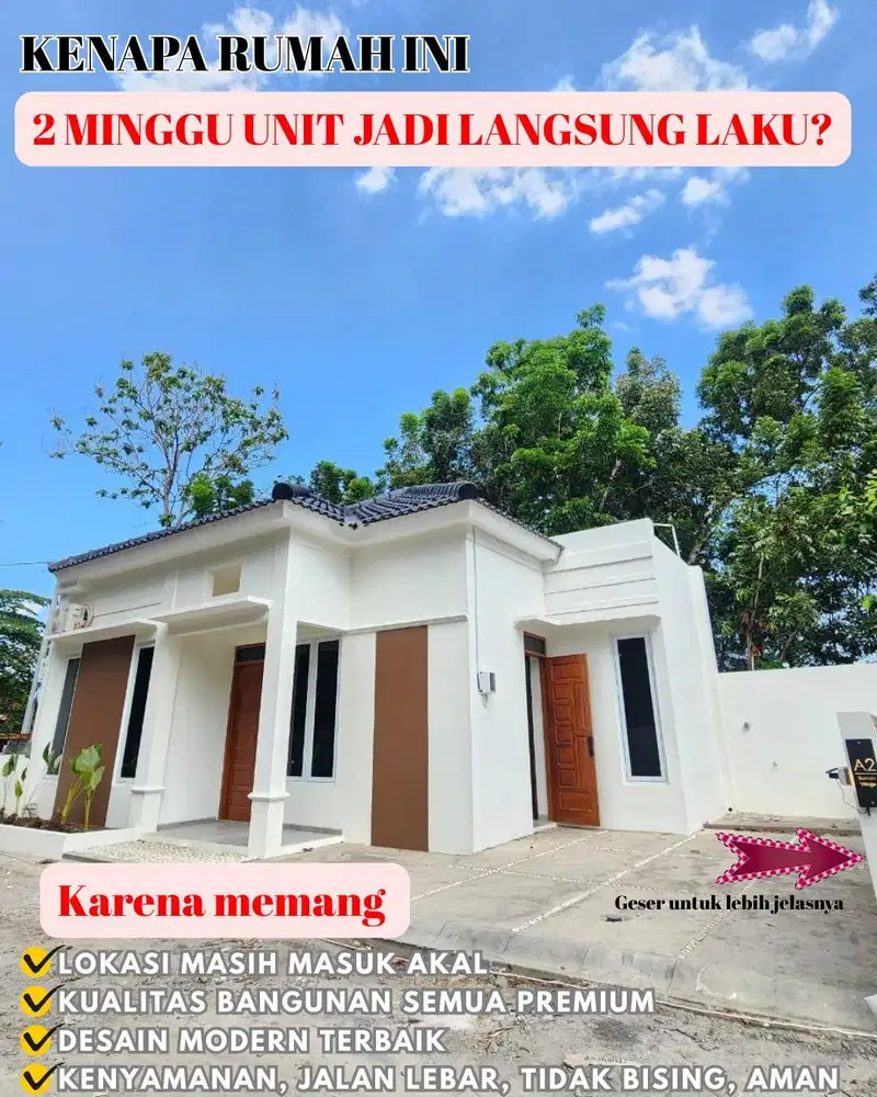 Spek premium, lokasi strategia, harga terjangkau