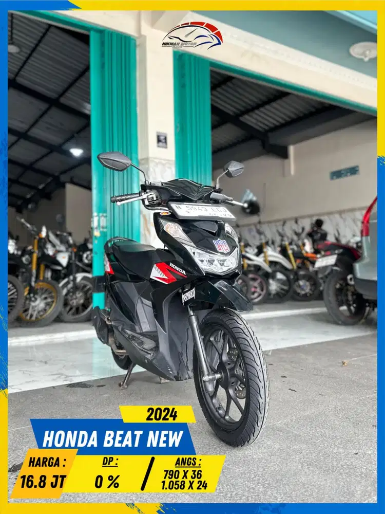 HONDA BEAT NEW 2024 MONGGO GASSKEUN MASZEEHH HIKMAH MOTOR KEPUH MALANG