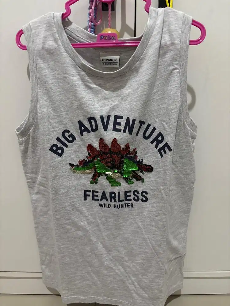 Baju laki kaos kutung lc waikiki