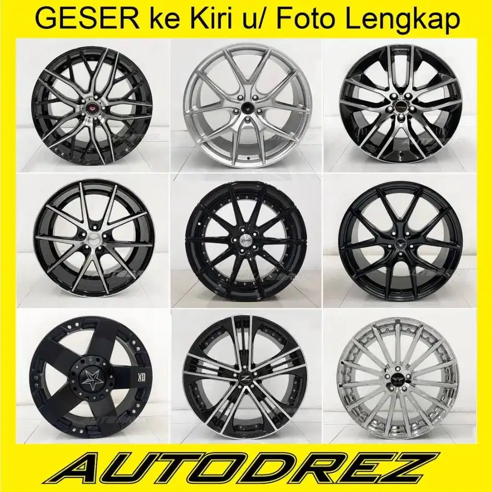 Velg Ring20 22 R20 R22 PCD 5x114 Lubang 5 Alphard Harrier Lexus Honda4