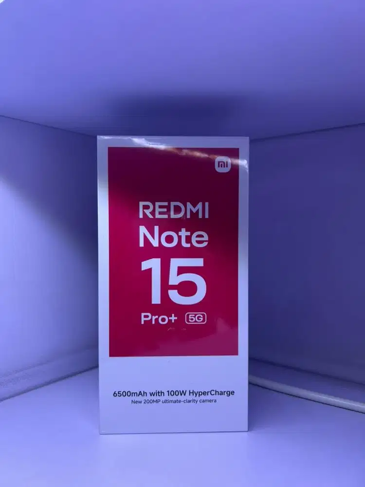 msi Redmi note 15 pro+ 5g Ram 12/512gb baru garansi resmi nasional