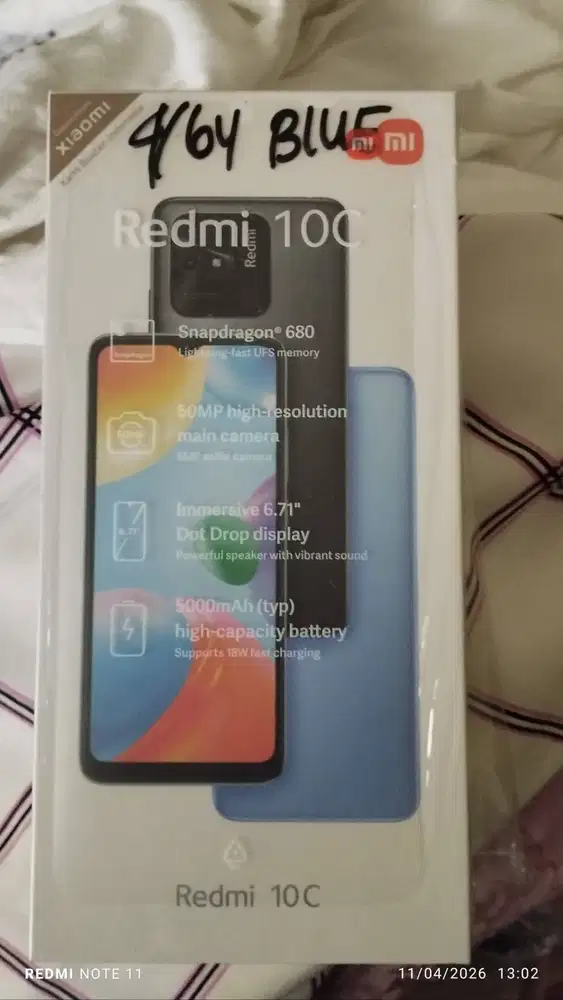 Jual HP Redmi 10C 4/64