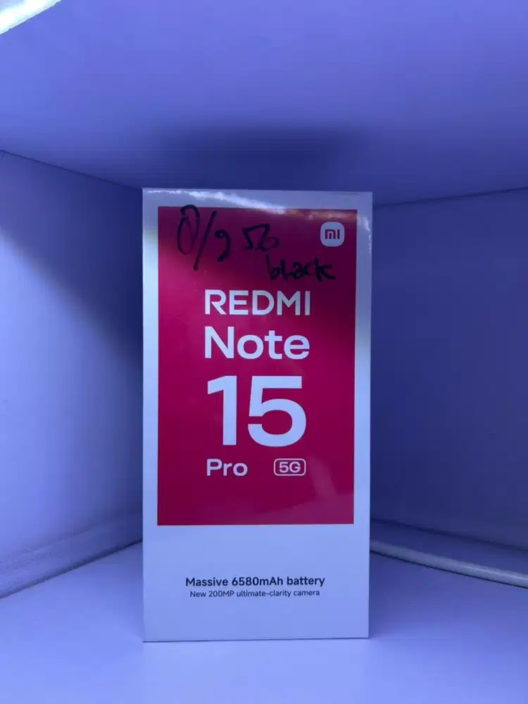 msi Redmi note 15 Pro 5g Ram 8/256gb baru garansi resmi nasional
