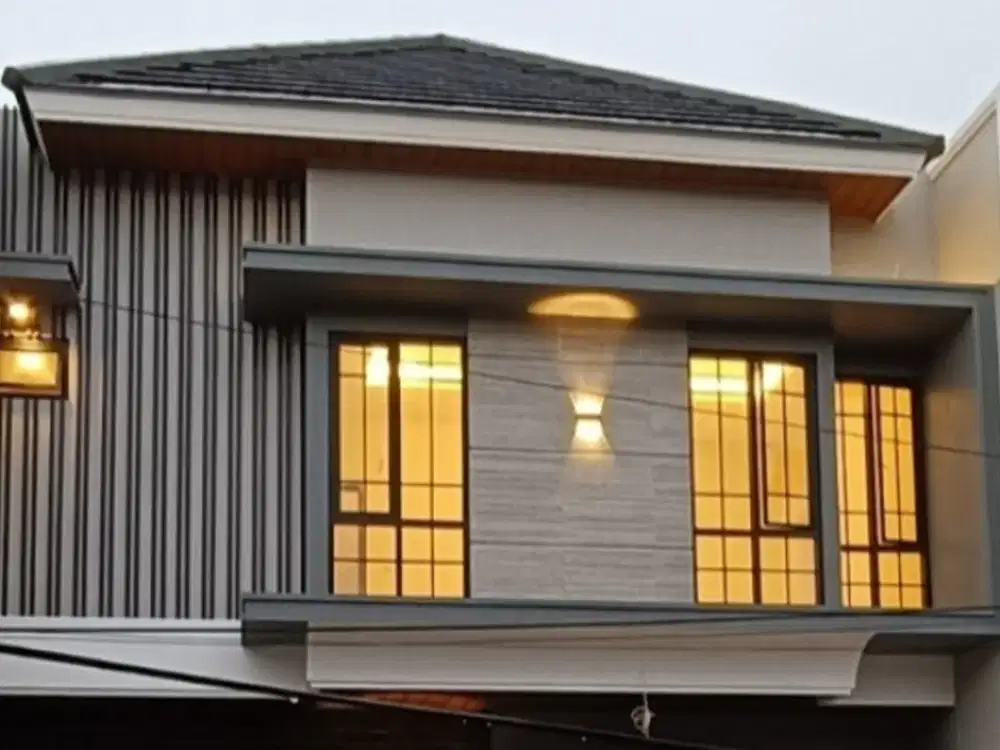 Rumah Baru Modern Kontemporer di Surabaya Timur