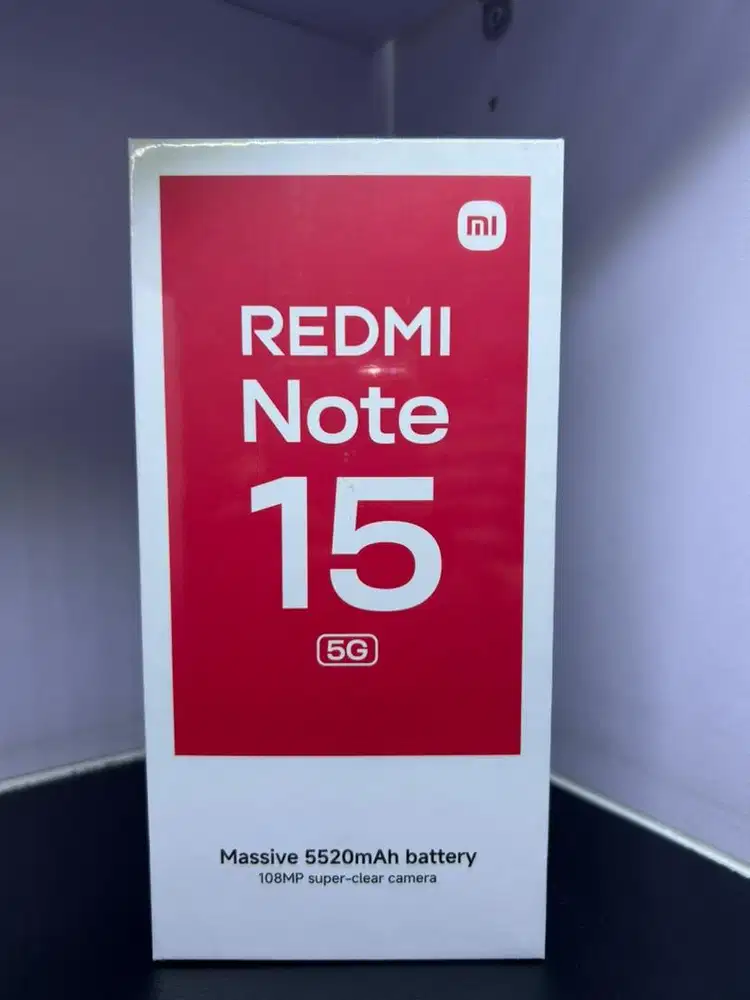 Msi redmi note 15 5g Ram 12/512gb baru garansi resmi nasional 15 bulan