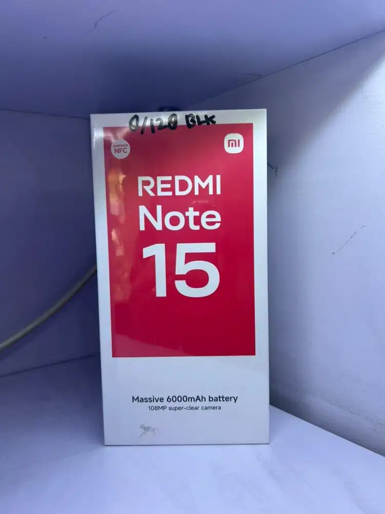 Msi Redmi note 15 Ram 8/128gb baru garansi resmi nasional 15 bulan