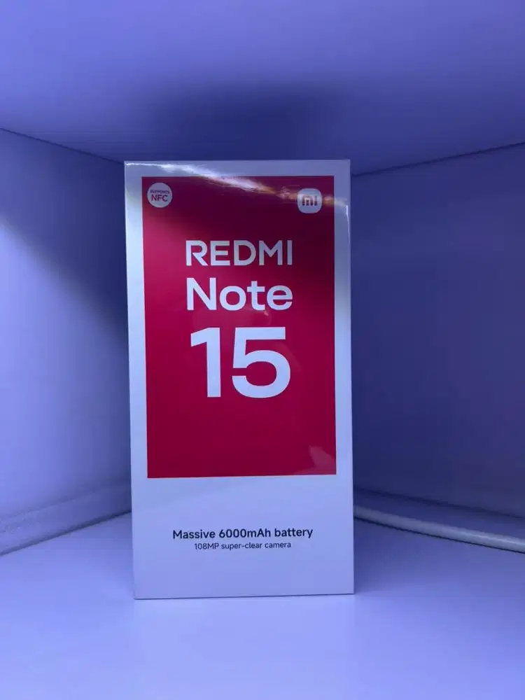 msi Redmi note 15 Ram 8/256gb baru garansi resmi nasional 15 bulan