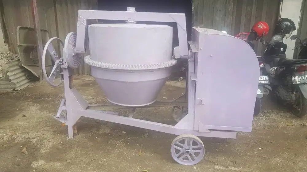 Jual Mesin Molen Beton Iron Globe Mulus Siap Kerja