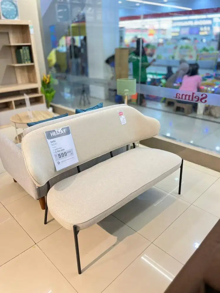Sofa 2 seat minimalis besi selma