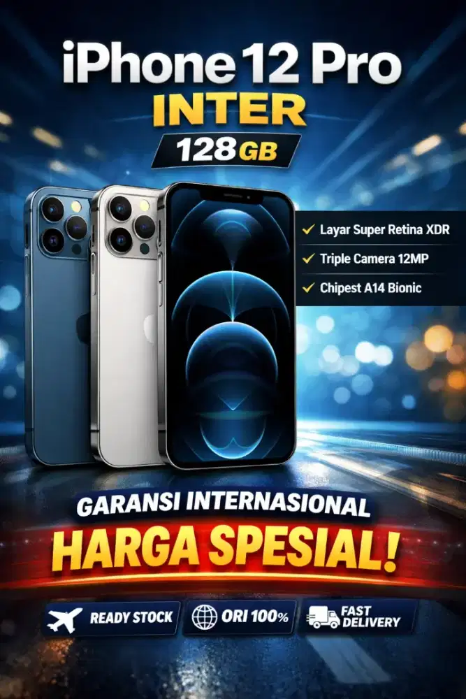 HP Iphone 12 Pro, Inter - Wifi only - Murah