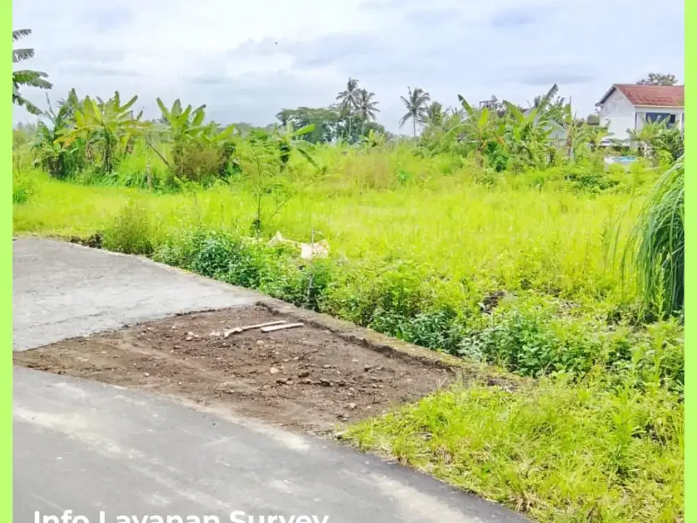 Tanah Jogja SHM Pekarangan Siap Bangun Barat Jakal Km10