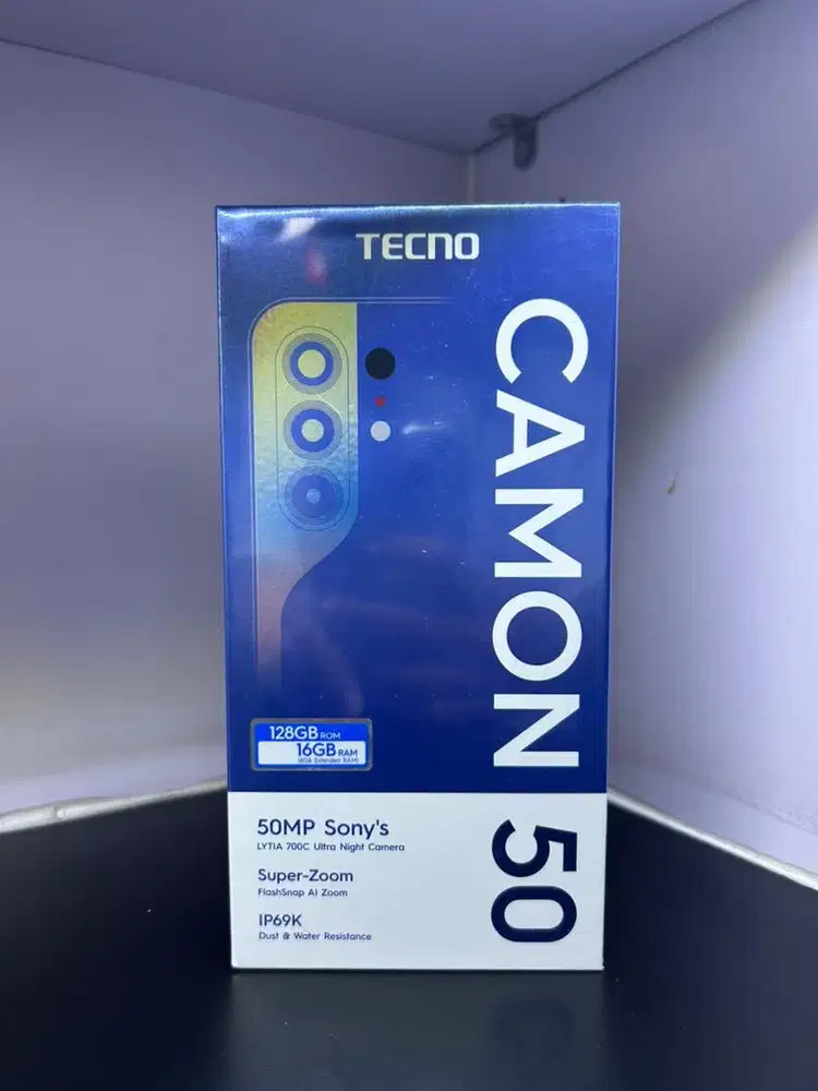 msi tecno camon 50 Ram 8/128gb baru garansi resmi nasional