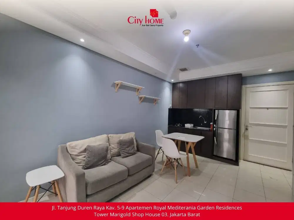 Disewakan Apartemen 2BR Furnished, Luas 41m2, Jakarta Barat