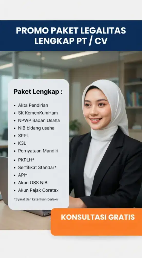 Perlengkapan Usaha Kantor PT