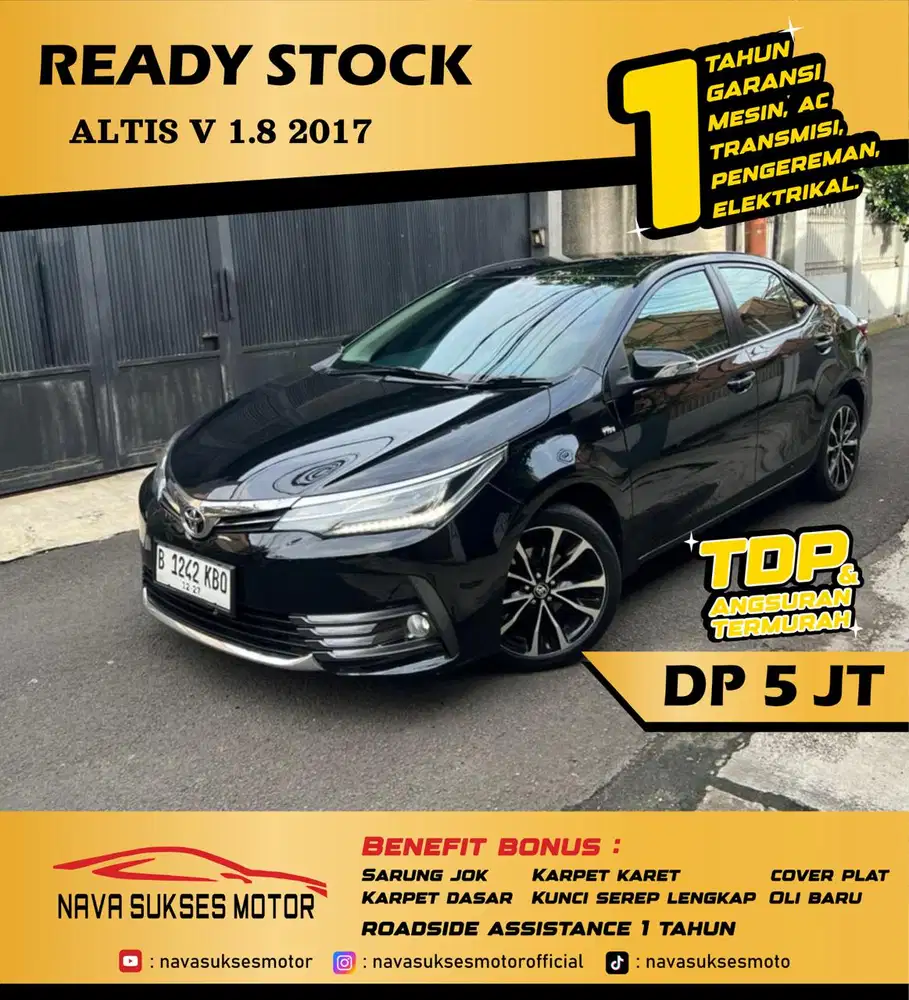 TDP 5 JUTA - ALTIV V 1.8 2017