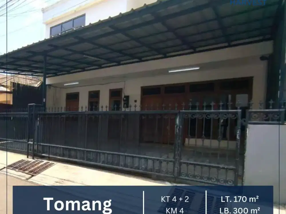 DIJUAL/DISEWA MURAH RUMAH KONSEP TOWN HOUSE LOKASI STRATEGIS TOMANG JAKARTA BARAT