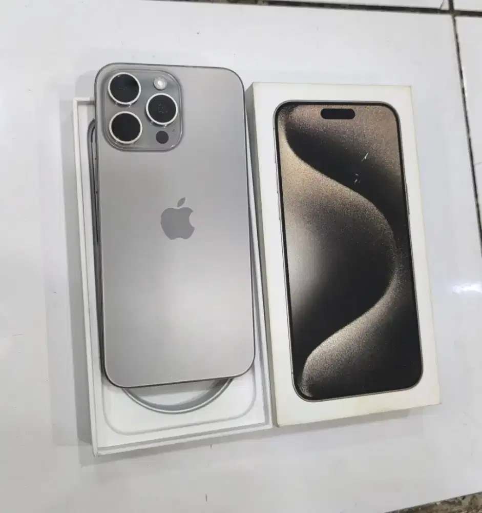 iphone 15 pro max 512gb Ex ibox mulus komplit orian