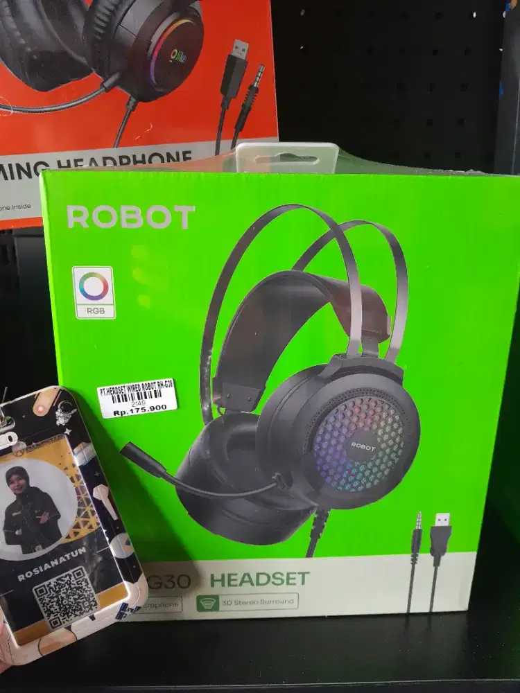 HEADSET WIRED ROBOT RH-G30 ATLANTIS DAHSYAT