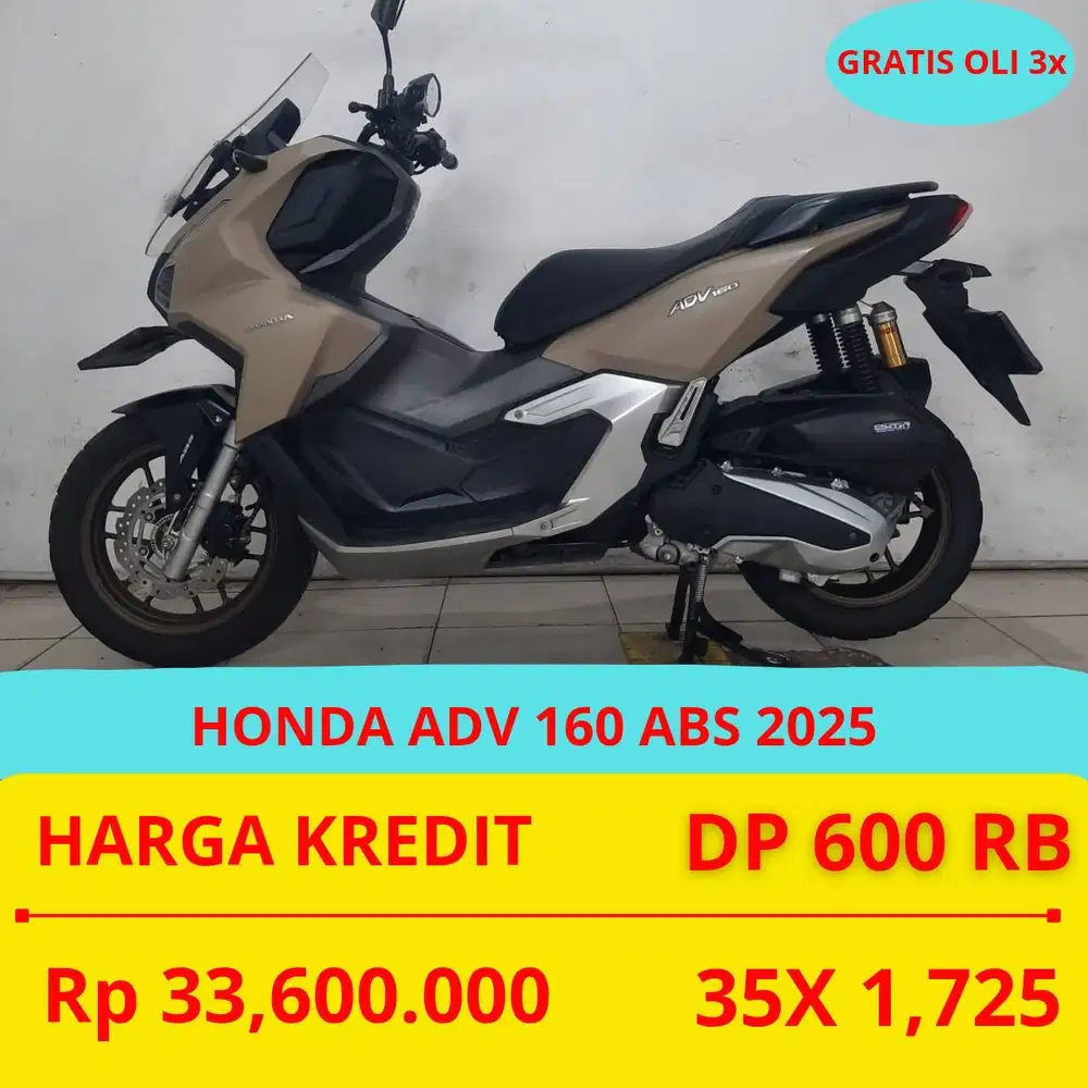 PROMO SUKSES MOTOR HONDA ADV 160 ABS 2025 DP MURAH 600 RIBU GUYS