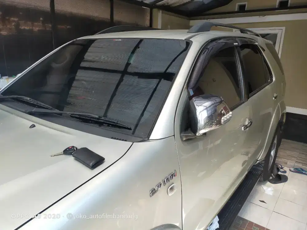 Pasang baru kaca film cover jok wrapping sticker murmer berkualitas