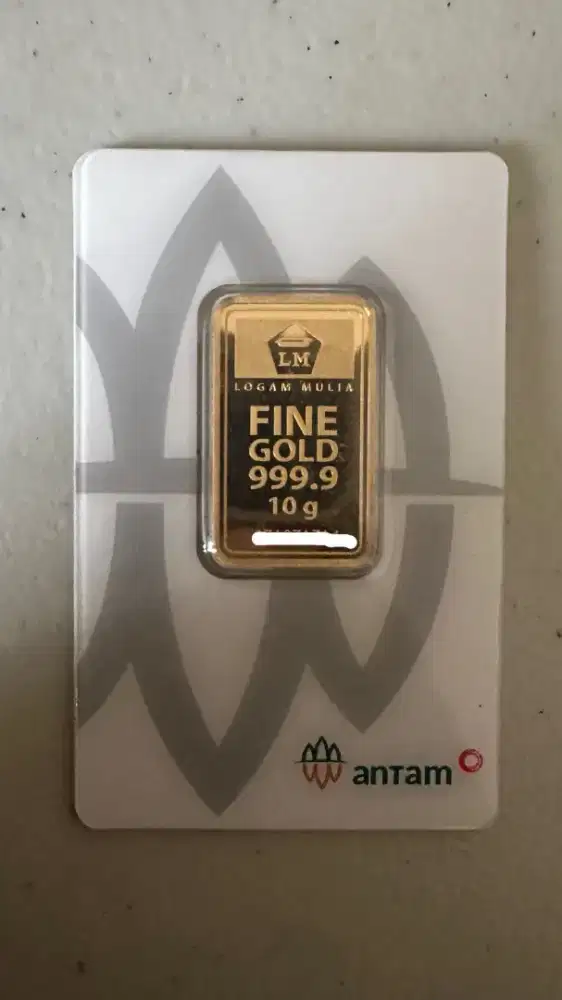 Emas Antam 10 Gram Tahun 2026 Baru Segel