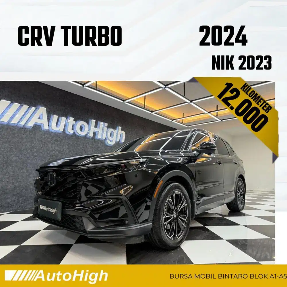 DP10% [Km12.000] CRV Turbo 2023 Black / CR-V Hybrid Reg 2025 #AUTOHIGH