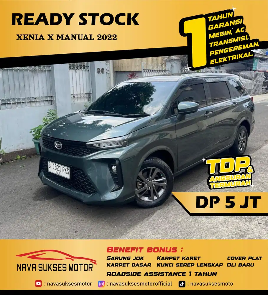 TDP 5 JUTA - XENIA X MT 2022