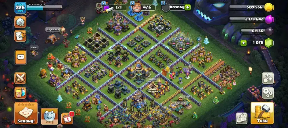 Akun Pribadi Coc TH 18