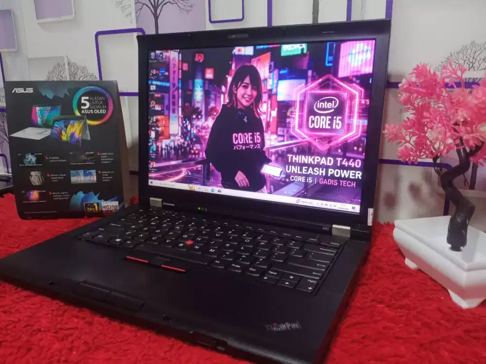 Promo Laptop second Thinkpad Core i5 siap kerja harga real bergaransi