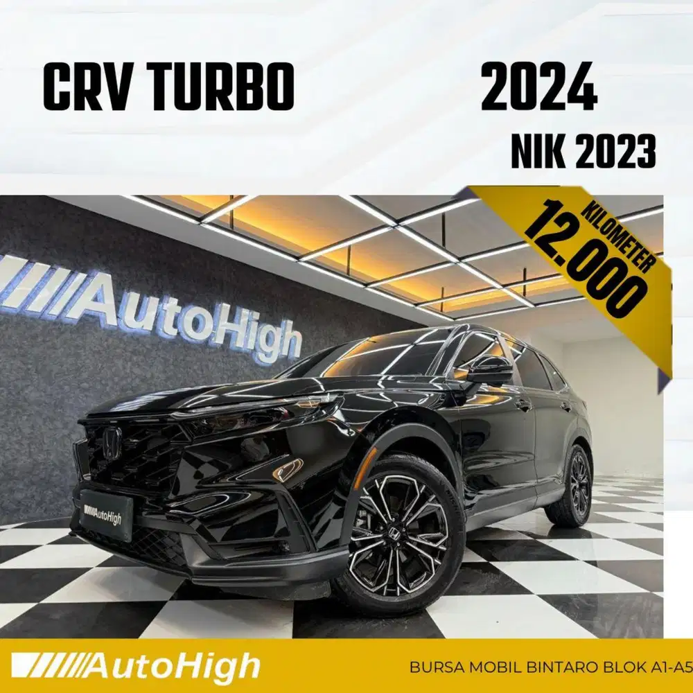 DP10% [Km12.000] CRV Turbo 2023 Black / CR-V Hybrid Reg 2025 #AUTOHIGH