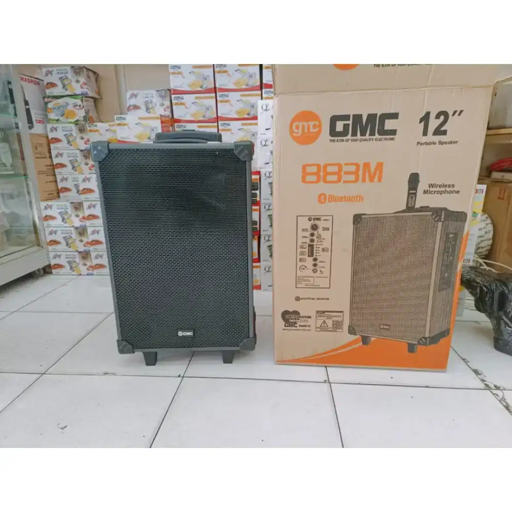 Speaker audio bluetooth GMC 883M 12inc