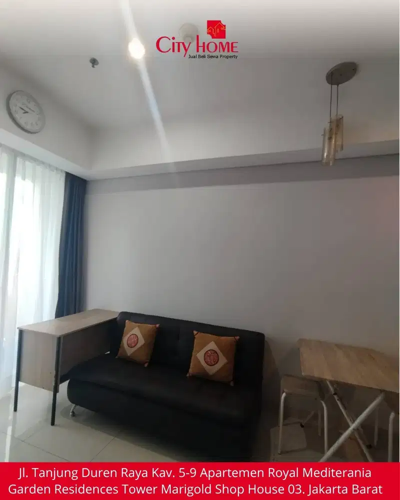 DIJUAL APARTEMEN 1BR FULL FURNISHED – SIAP HUNI & SERTIFIKAT!