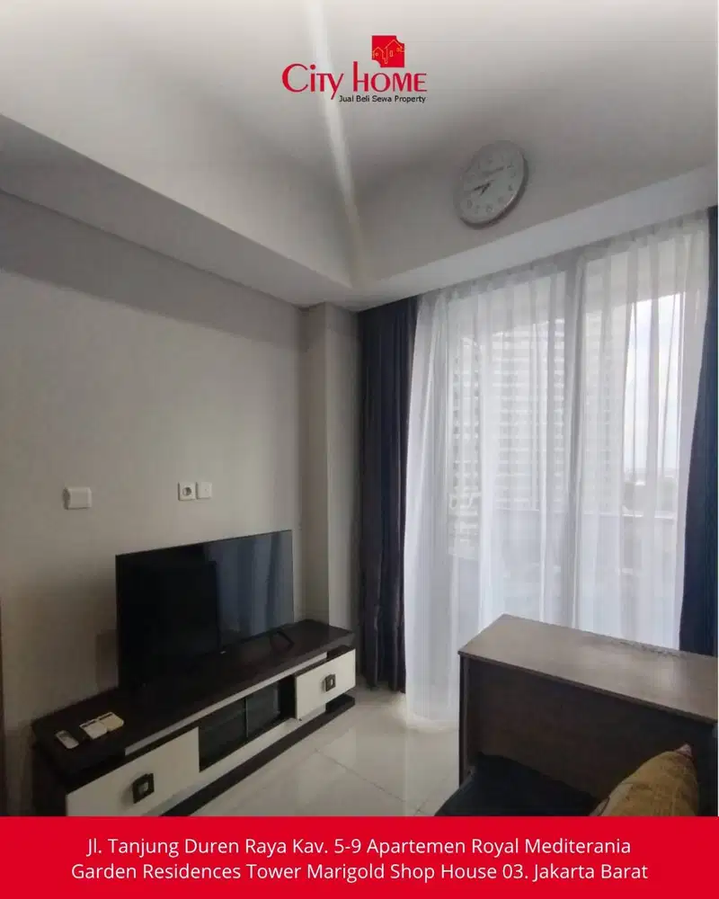 DIJUAL APARTEMEN 1BR FULL FURNISHED – SIAP HUNI & SERTIFIKAT!