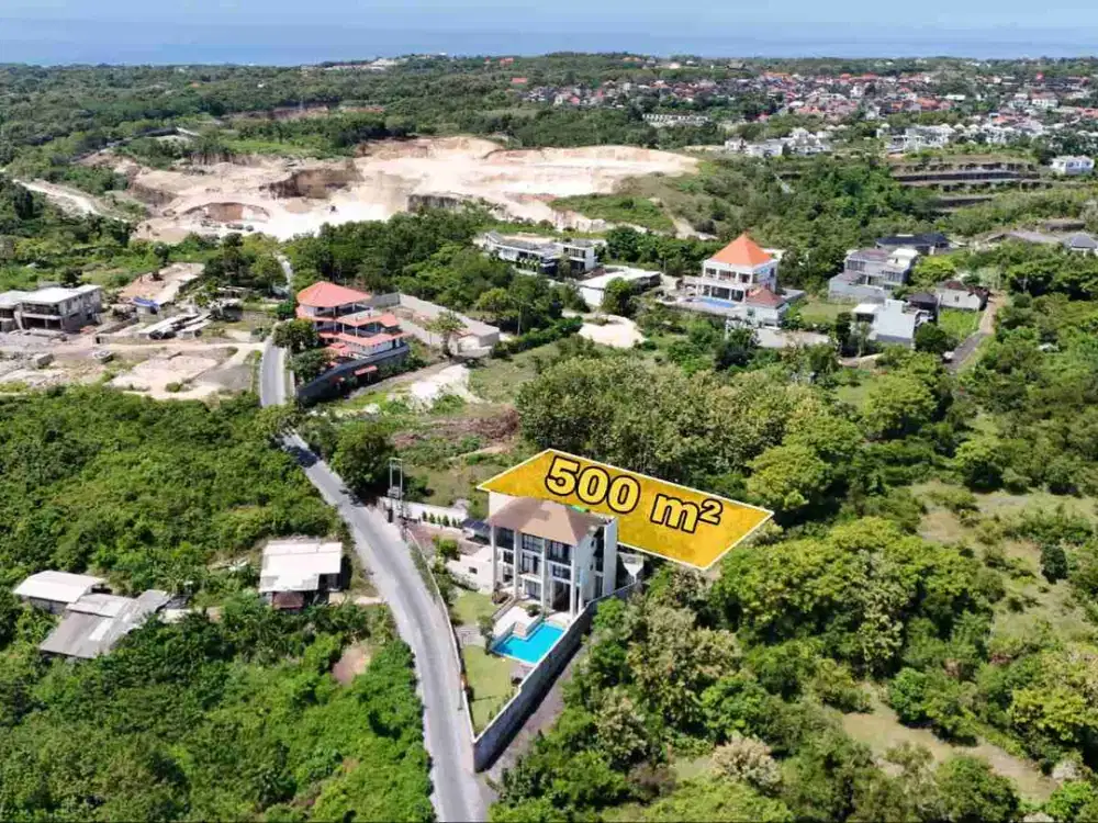 Tanah Plot Kecil View Tol Laut Link Villa Ocean Blue Nusa Dua Bali