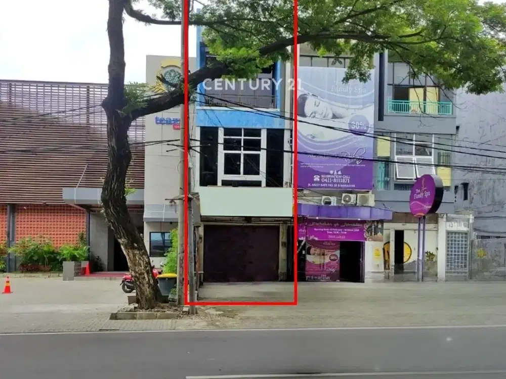 Ruko 3 Lantai SHM di Jalan Arief Rate Kota Makassar