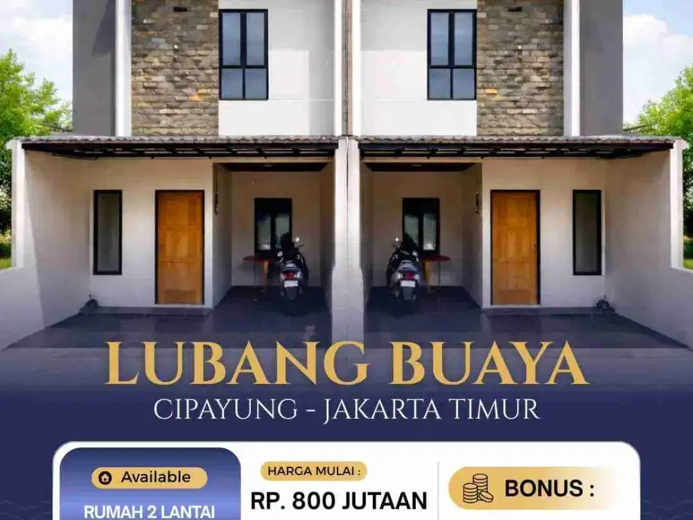 HUNIAN SCANDINAVIAN MURAH & STRATEGIS DI LUBANG BUAYA – JAKARTA TIMUR