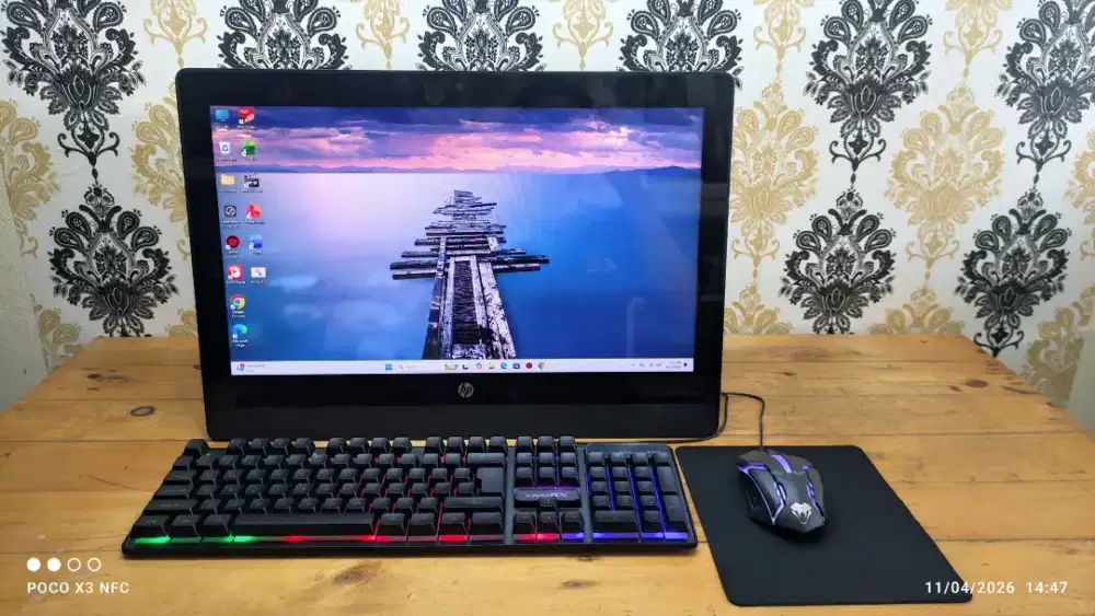 ALL IN ONE PC HP TOUCHSCREEN CORE I7 GEN-6 (8/256GB) LED 20 INCH