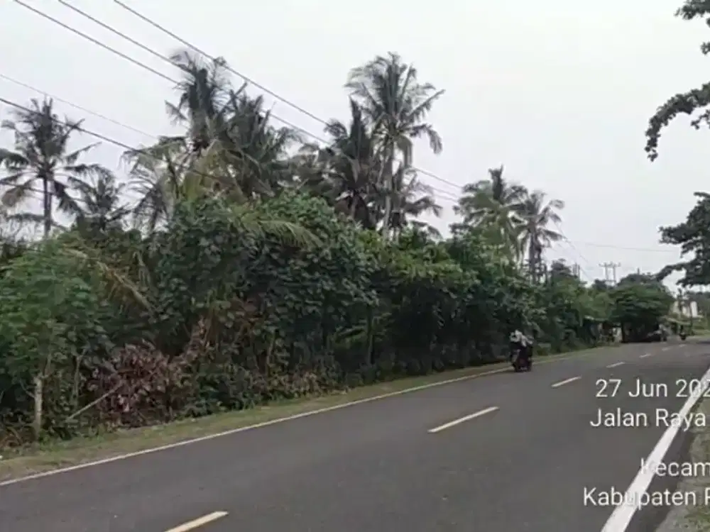 Jual Tanah Pinggir Jalan anyer kab. serang banten
