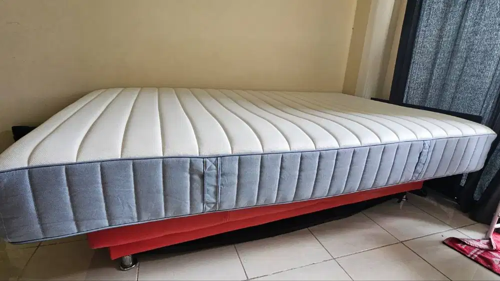 Kasur kantong pegas 120x200 cm, super keras - VALEVAG Ikea